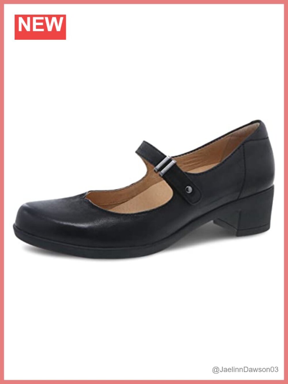 Dansko Callista Mary Jane Shoes Arch Support Adjustable Hook & Loop Closure